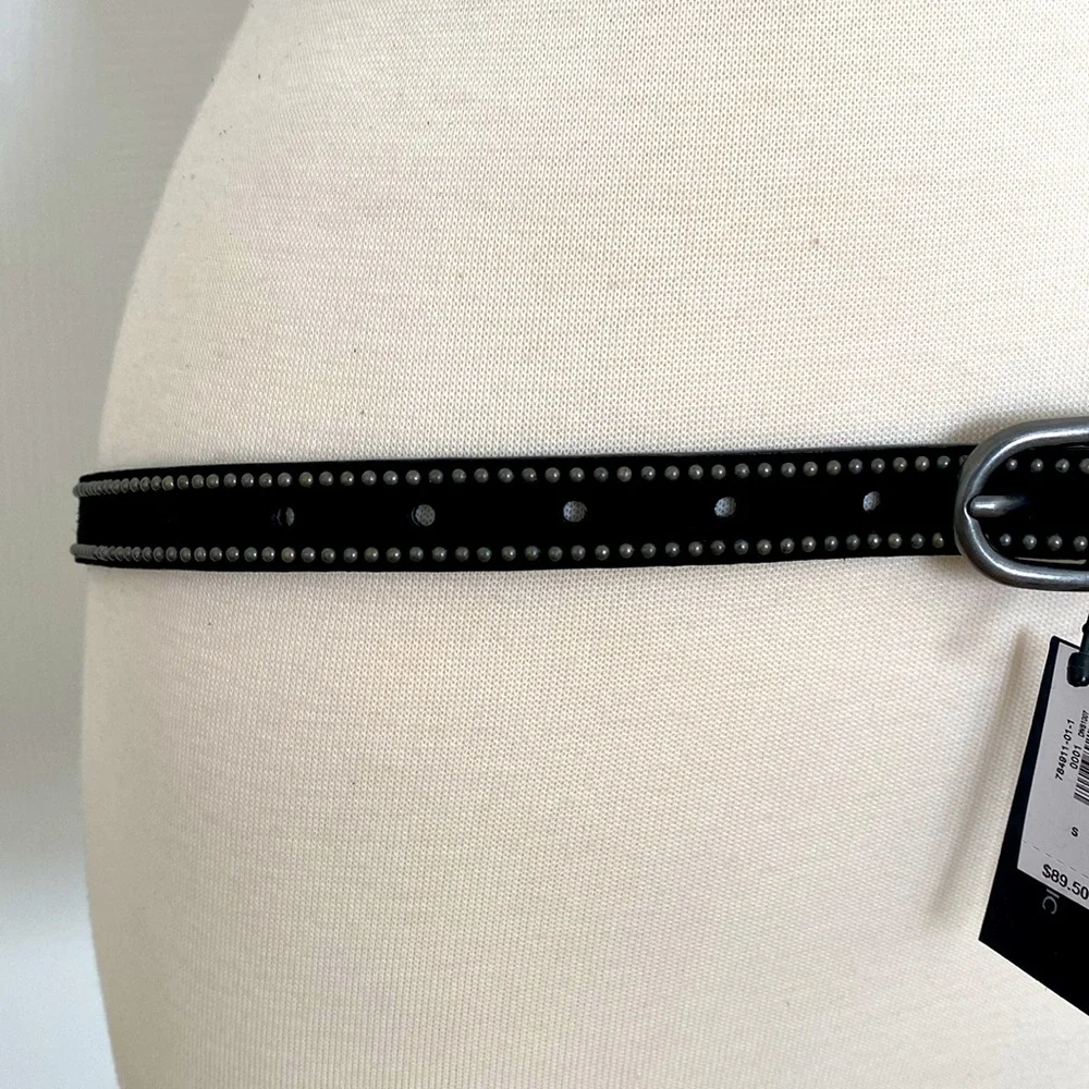 Banana Republic Daze Skinny Leather Studded Belt Size Small